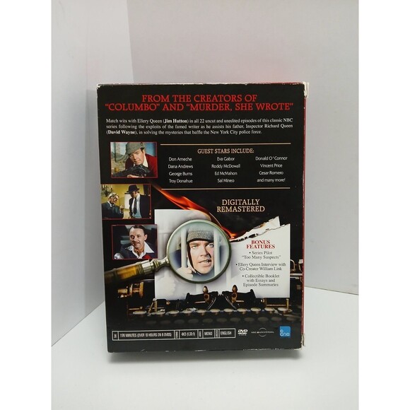 Ellery Queen Mysteries (DVD, 2010, 6-Disc Set) Excellent Condition - Picture 2 of 5
